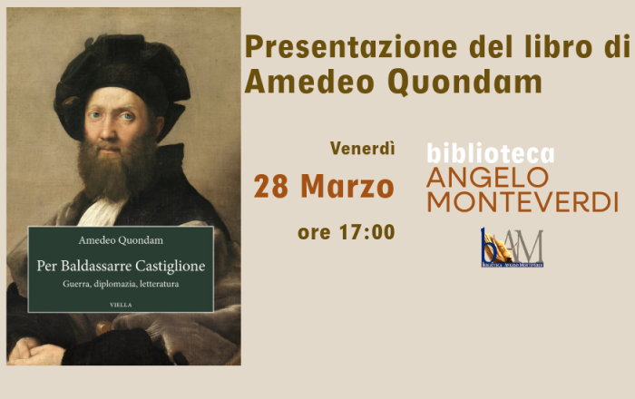 Presentazione del libro di Amedeo Quondam