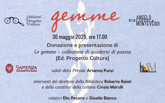 Le gemme - collezione di quaderni di poesia