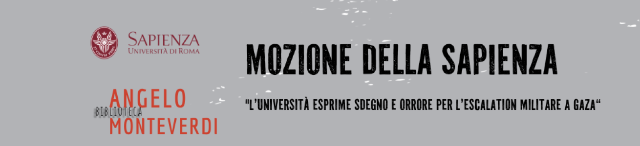 La Sapienza condanna l'escalation a Gaza e invoca la pace